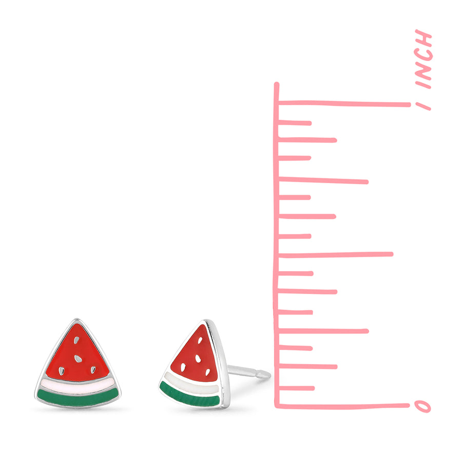 Watermelon Slice Studs (EA 9134RD)