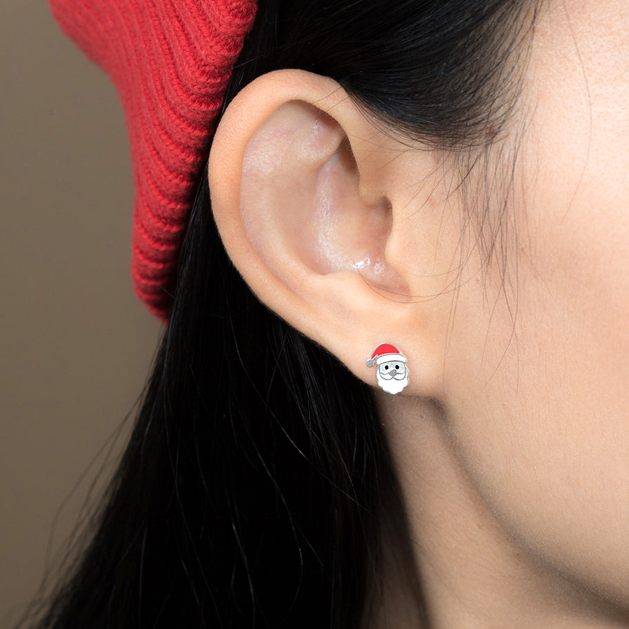 Santa Face Studs (EA 328RED)