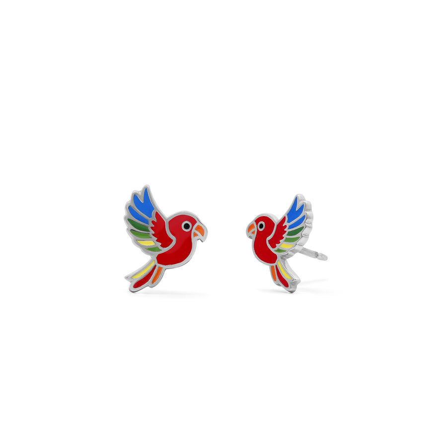 Rainbow Parrot Studs (EA 332RD)