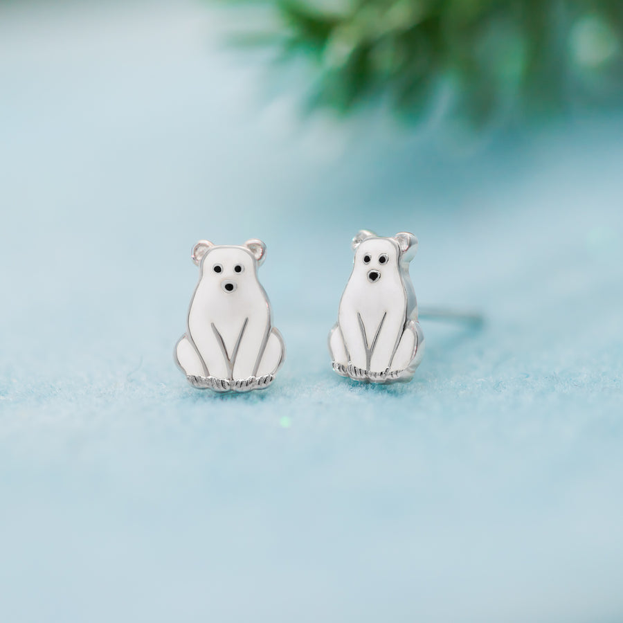 Polar Bear Studs (EA 333WH)