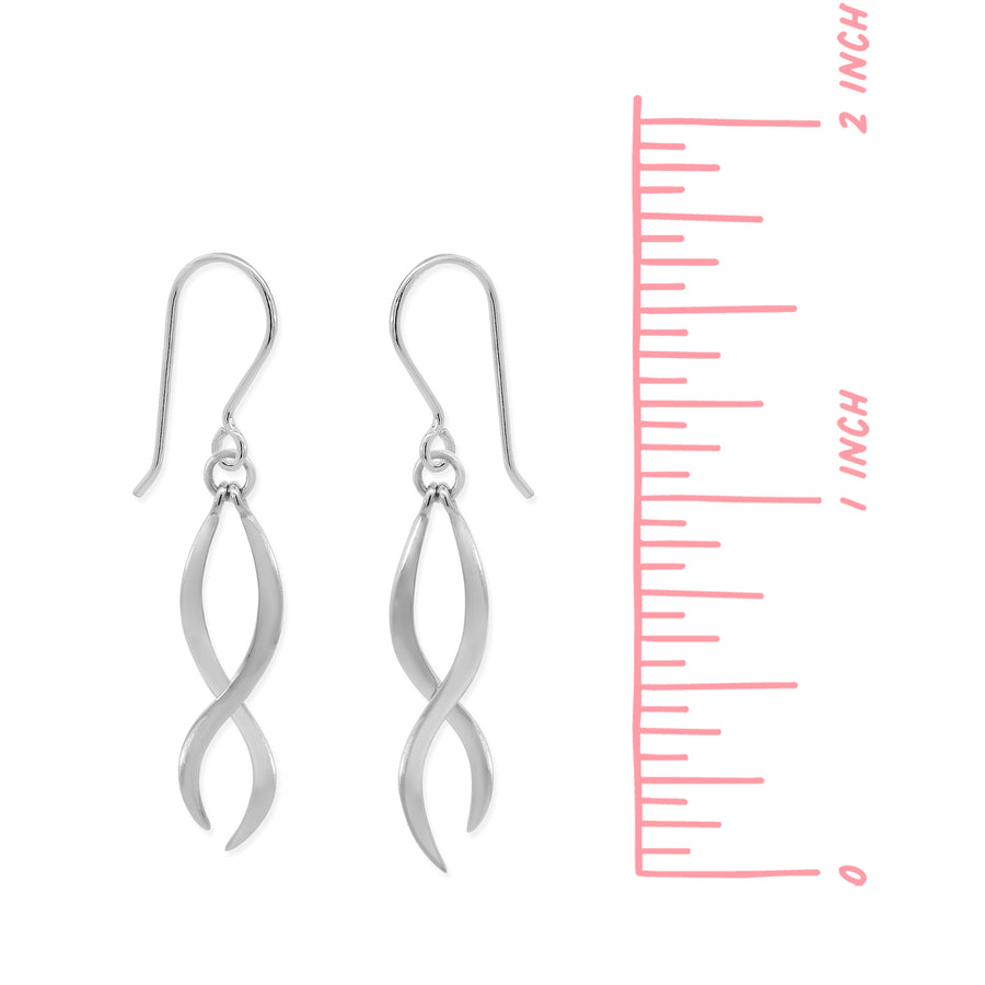Infinity Flow Dangle Earrings (EDA 2759)