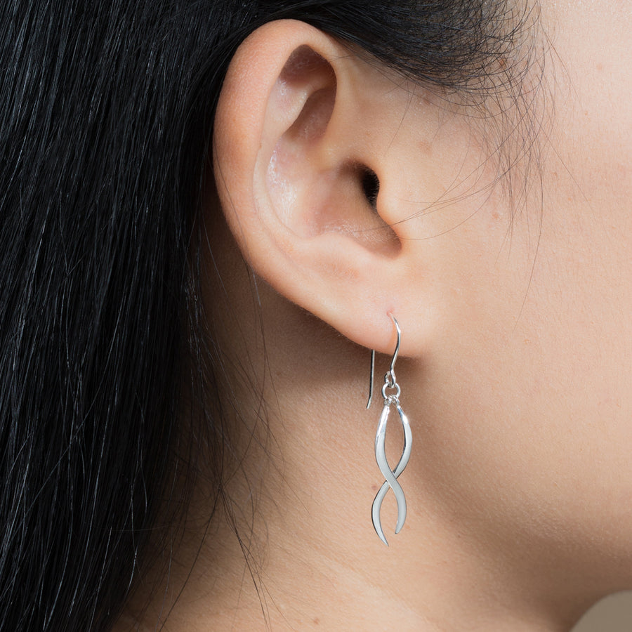 Infinity Flow Dangle Earrings (EDA 2759)