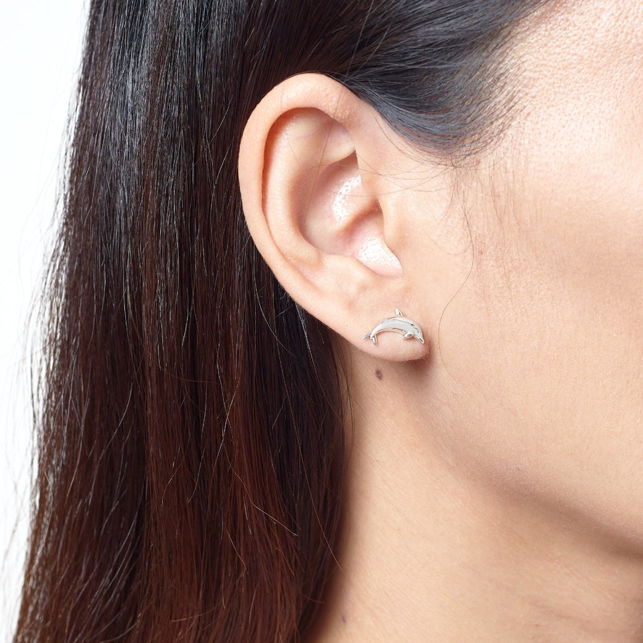Dolphin Earring Studs (ES 2662)