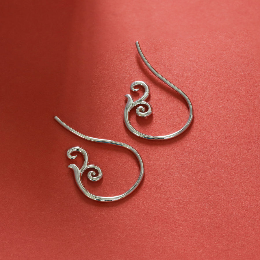 Bohemian Curly Vine Pull Through Hoops (LA 2434)