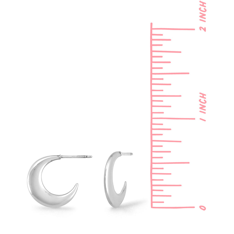 Moon Shape Hoops (LA 269)