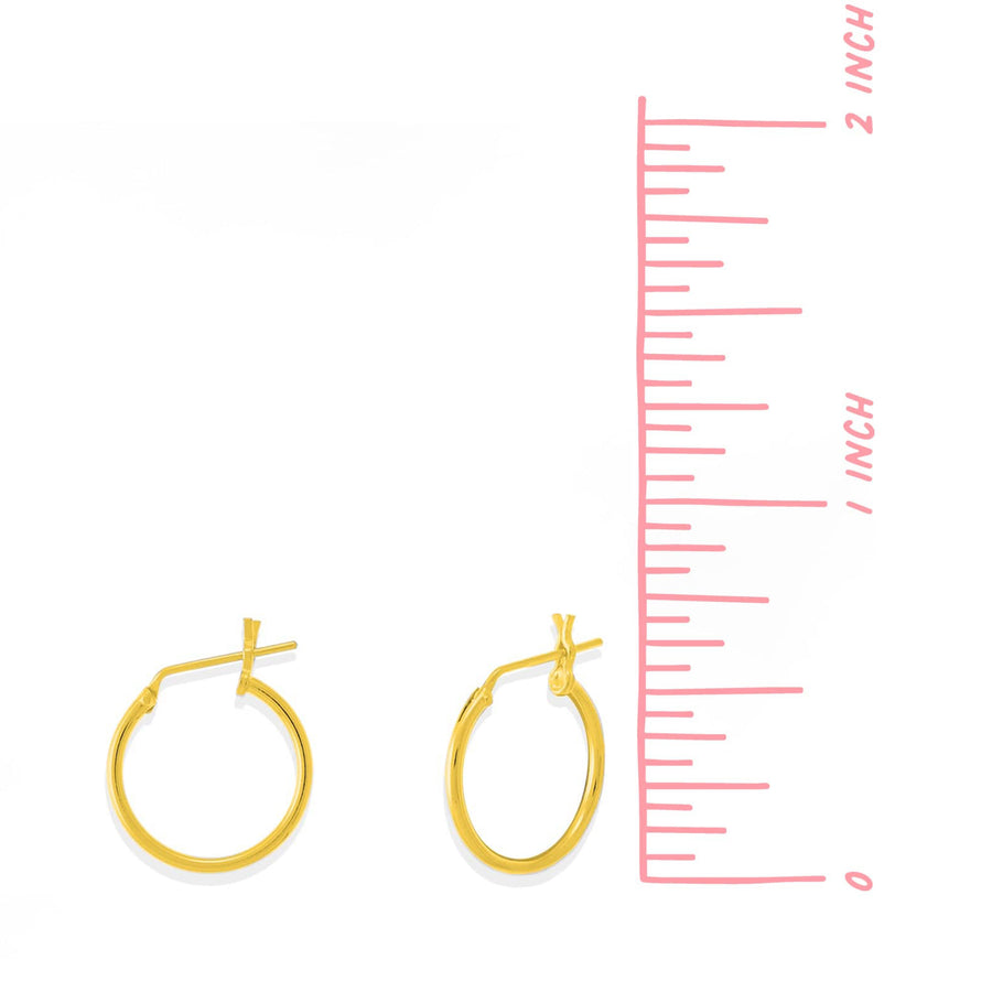 Belle Hoops with Gold (LG 189, LG 190, LG 191)