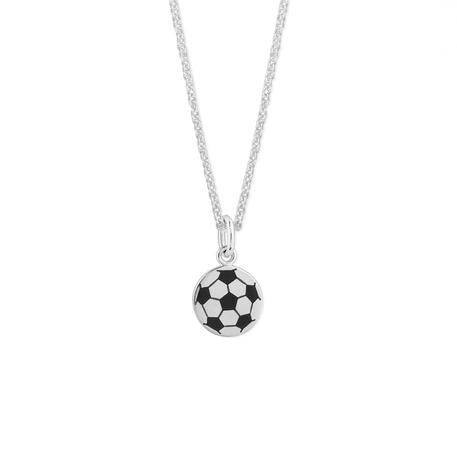 Soccer Ball Necklace (NA 2532BK)