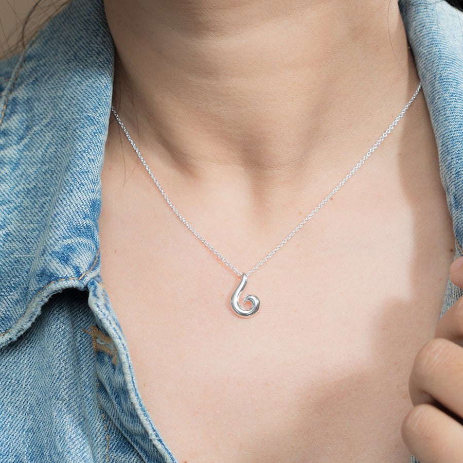 Tidal Spiral Necklace (NA 2388)