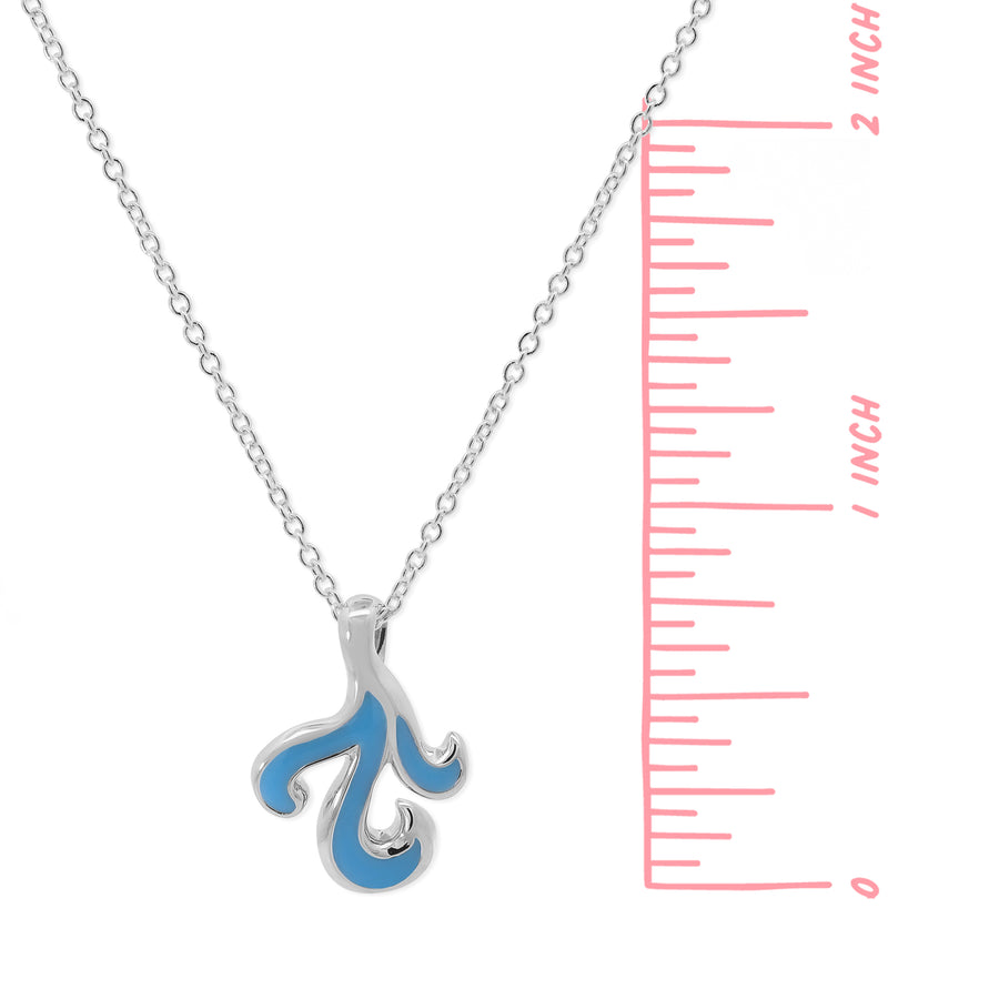 Blue Ocean Breeze Necklace (NA 2398BL)