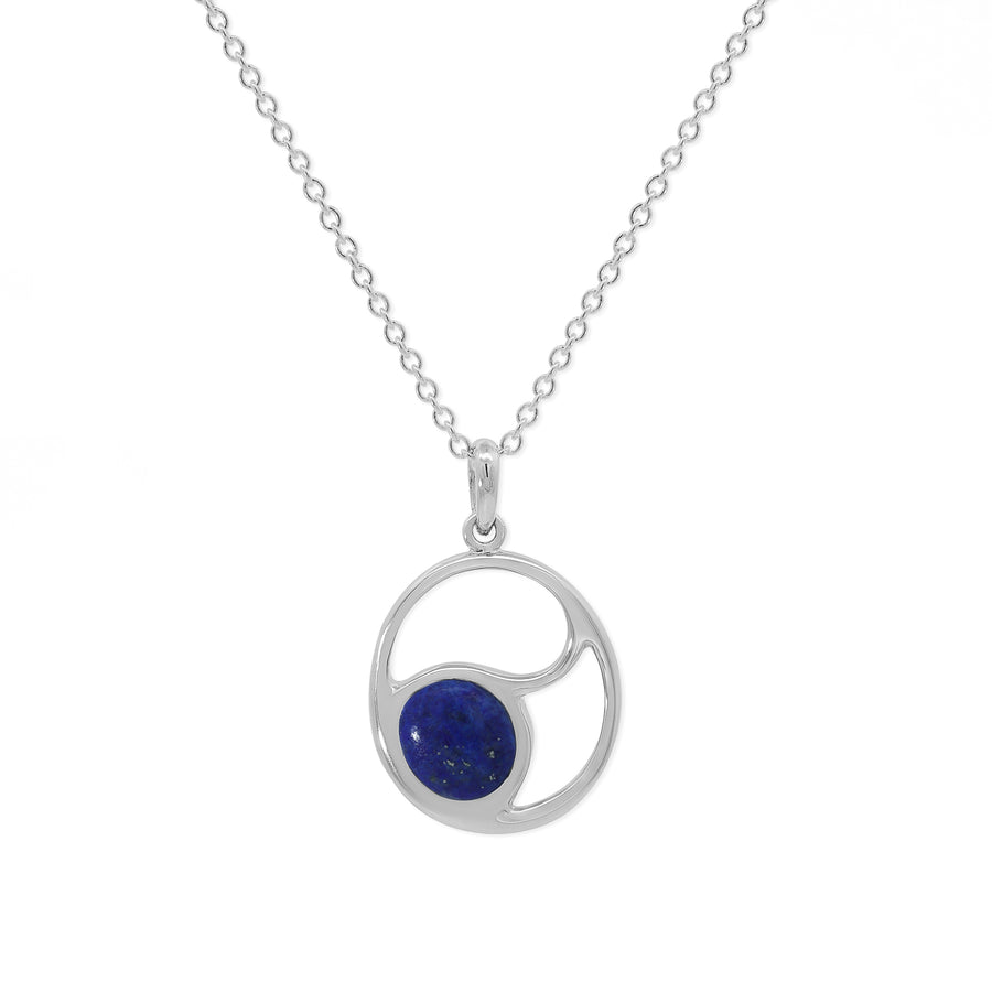 Soul Circle Necklace with Stone (NA 2764)