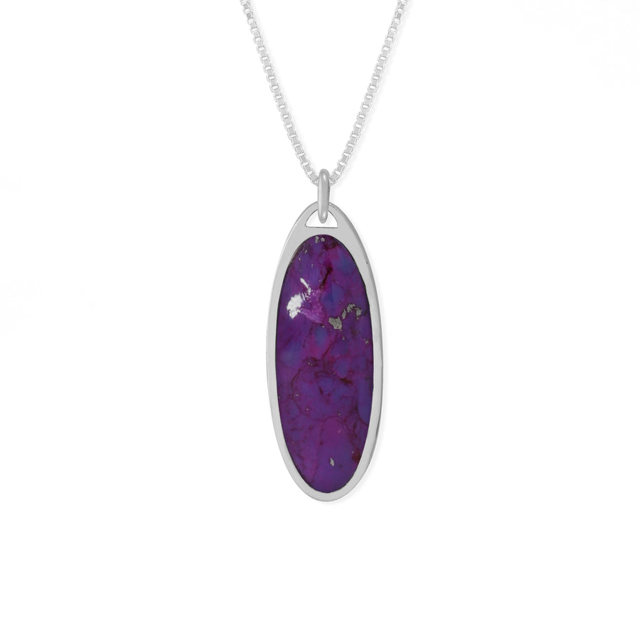 Oval Stone Necklace (NBB 4008)