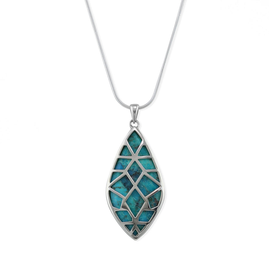 Marquise Turquoise Necklace (NBB 4012BMOP)
