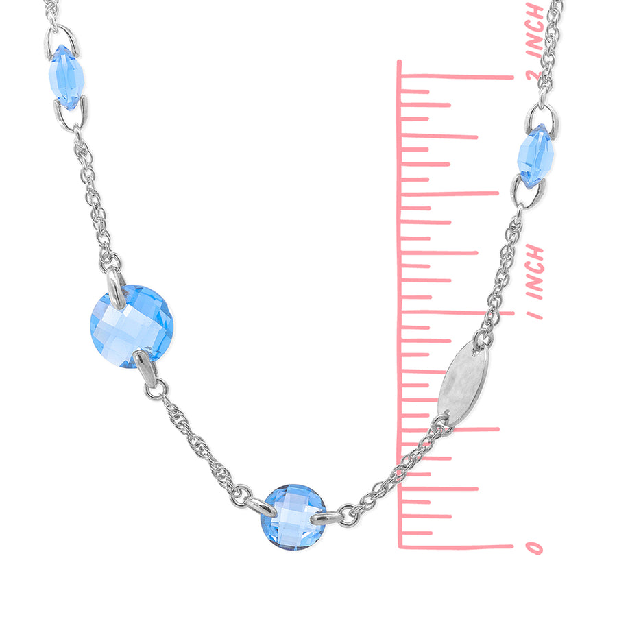 Round Gemstone Necklace (NF 422)