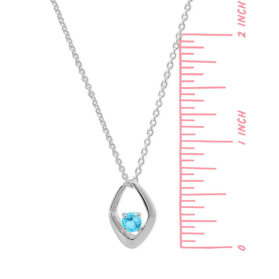 Round Gemstone Necklace (NF 571)