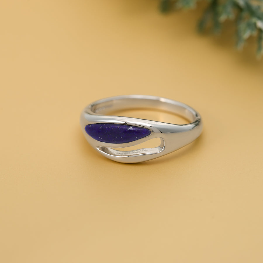 Open Flow Ring with Stone (RA 2393)