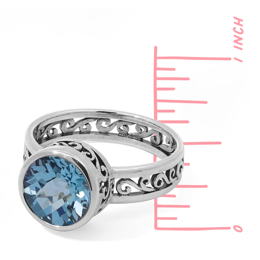 Round Gemstones Rings (RF 394)