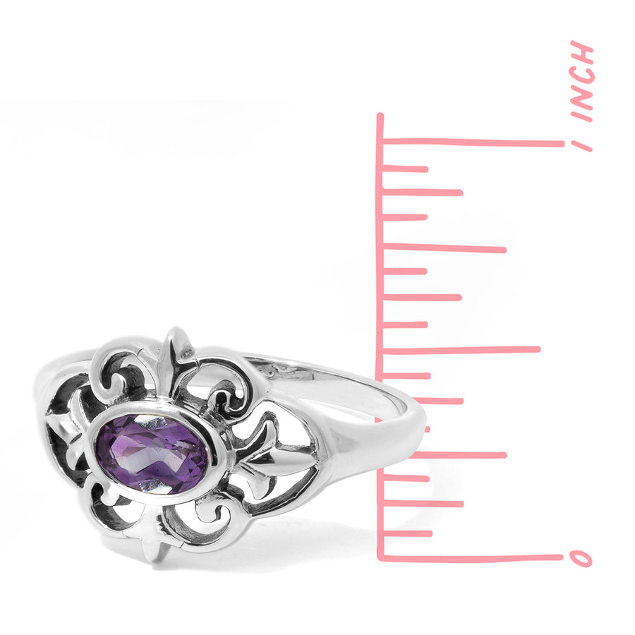Oval Gemstone Rings (RF 459)