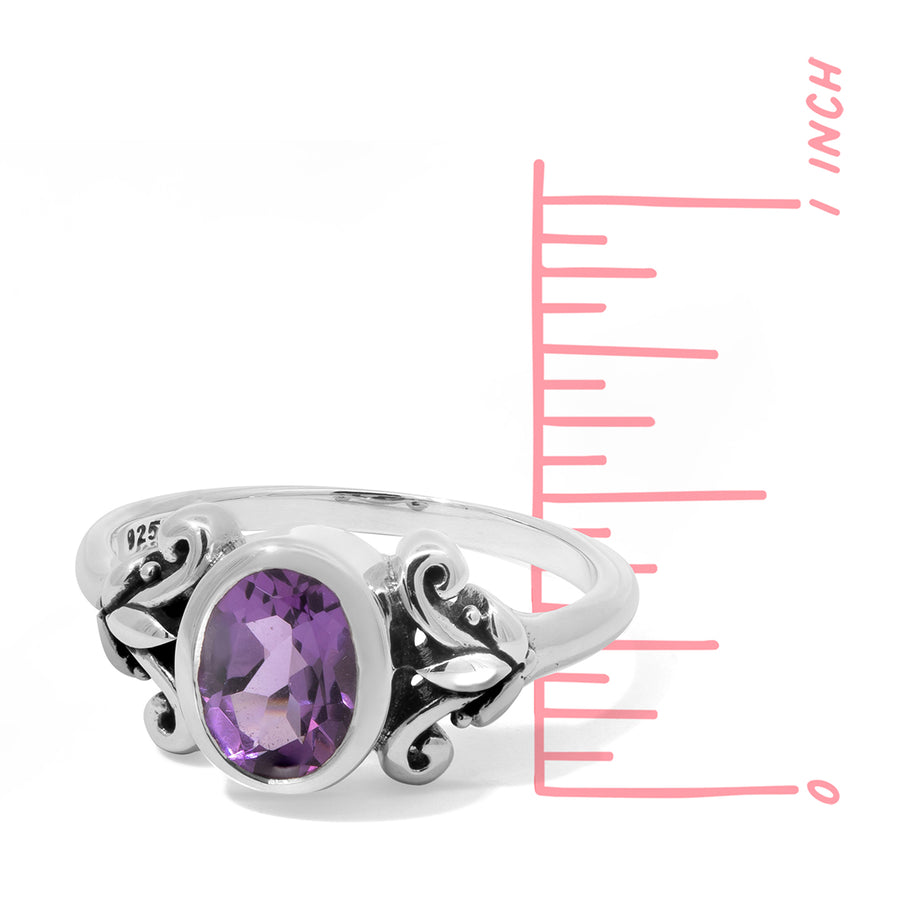 Oval Gemstone Rings (RF 460)