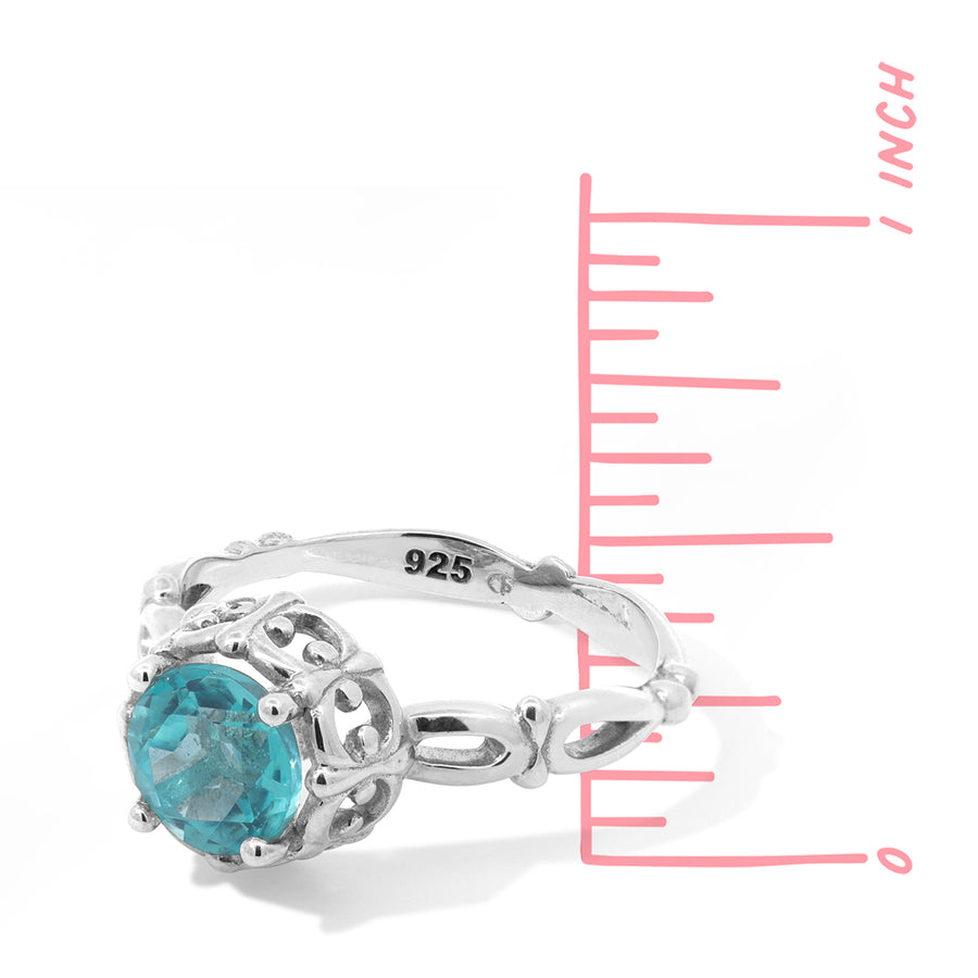 Round Gemstones Rings (RF 490)
