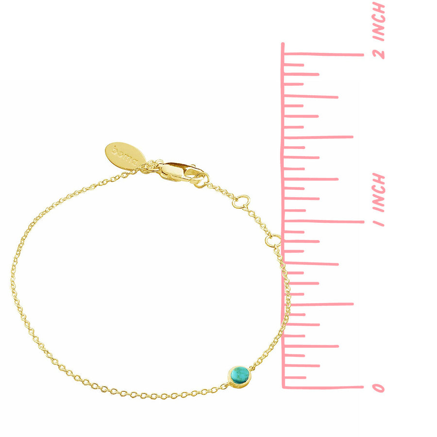 Belle Dot Bracelet with Gold (BLAG 9047TQ)