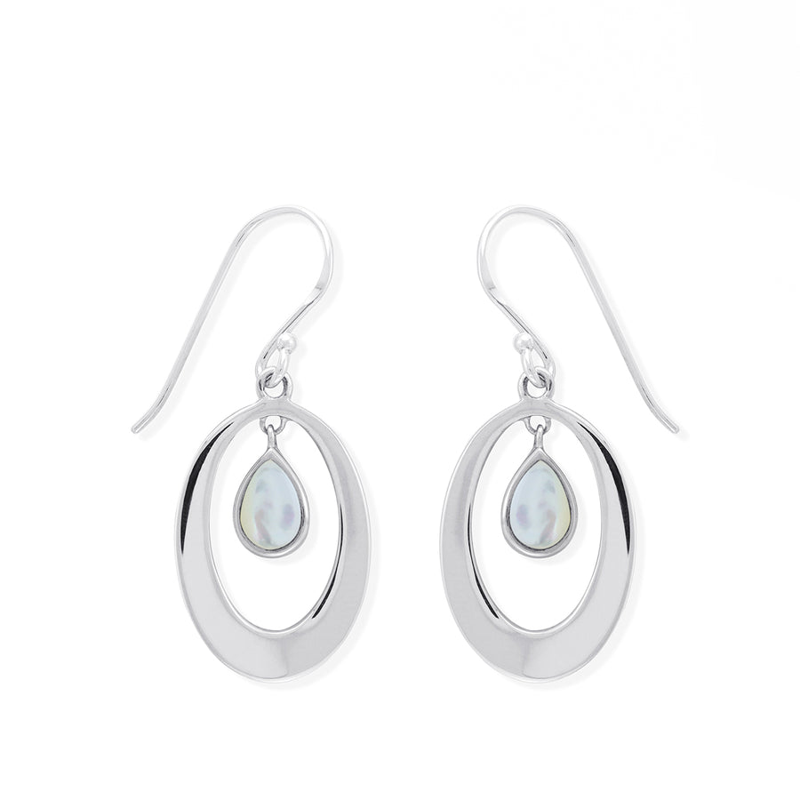 Oval Dangle Earrings (CDB 4475)