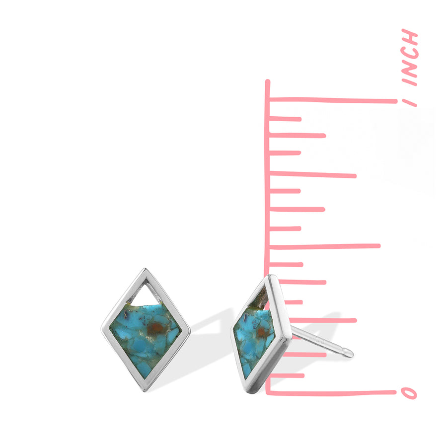 Diamond Shape Studs (EA 1283)