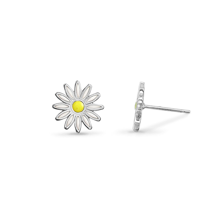 Flower Blossom Studs with Color (EA 2525WH/YL)