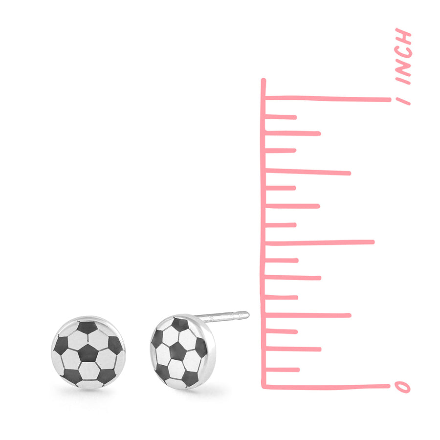 Boma Jewelry Earrings Soccer Ball Studs