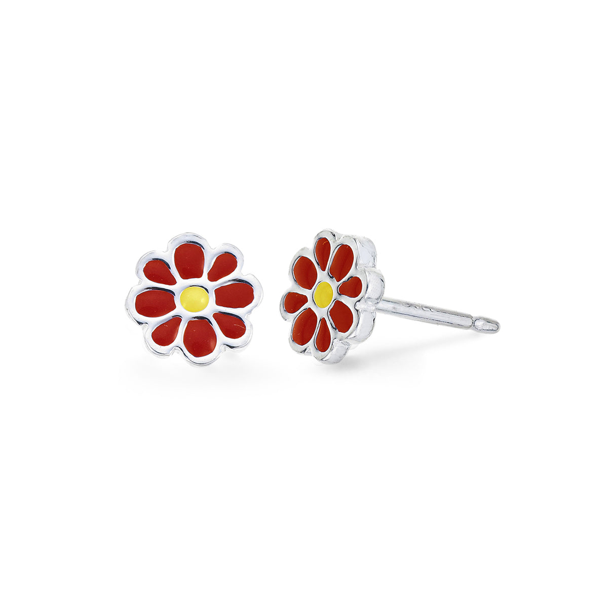Flower Enamel Studs (EA 9011) – Wholesale Boma Jewelry