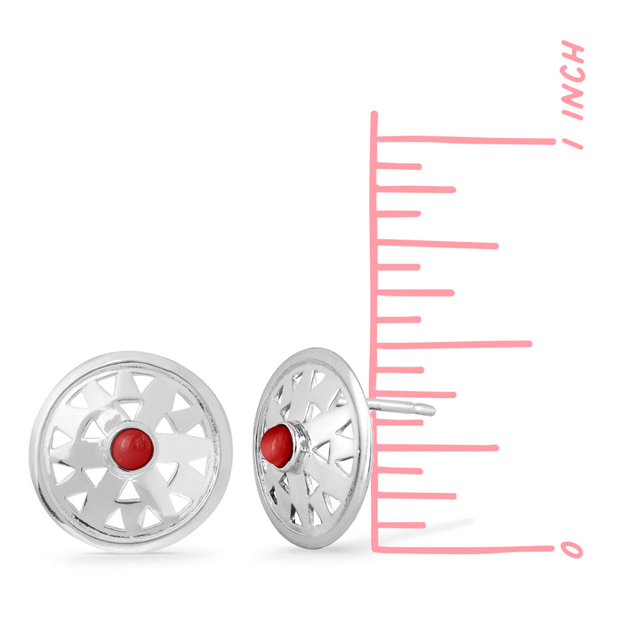 Circle Stone Studs (EAB 3200)