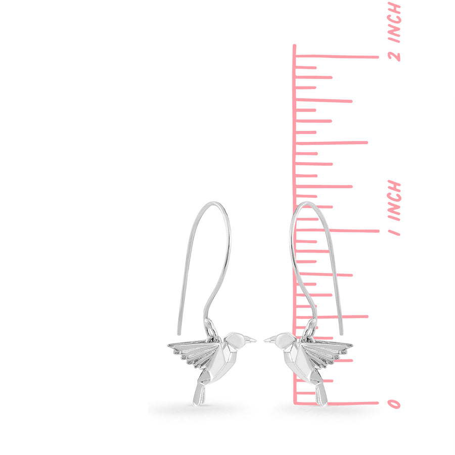 Hummingbird Dangle Earrings (EDA 1888)