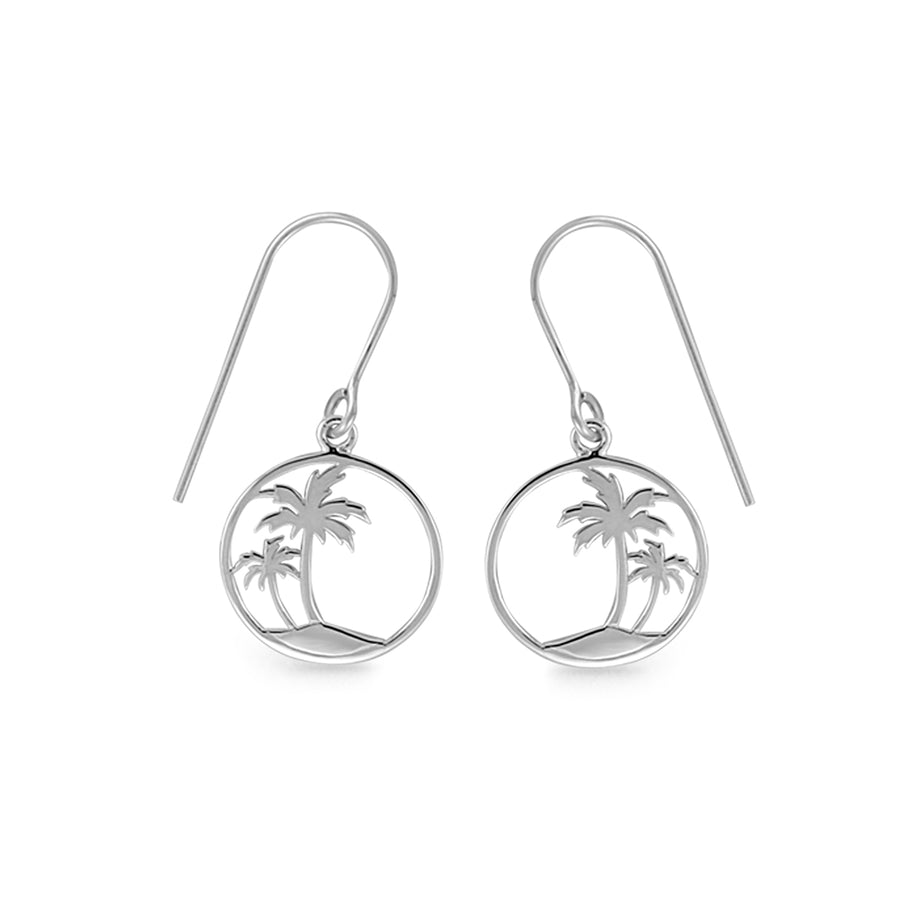 Coconut Tree Dangle Earring (EDA 2393)