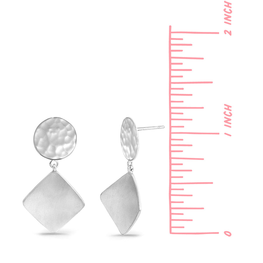 Boma Jewelry Earrings Nami Textured Drop Earrings