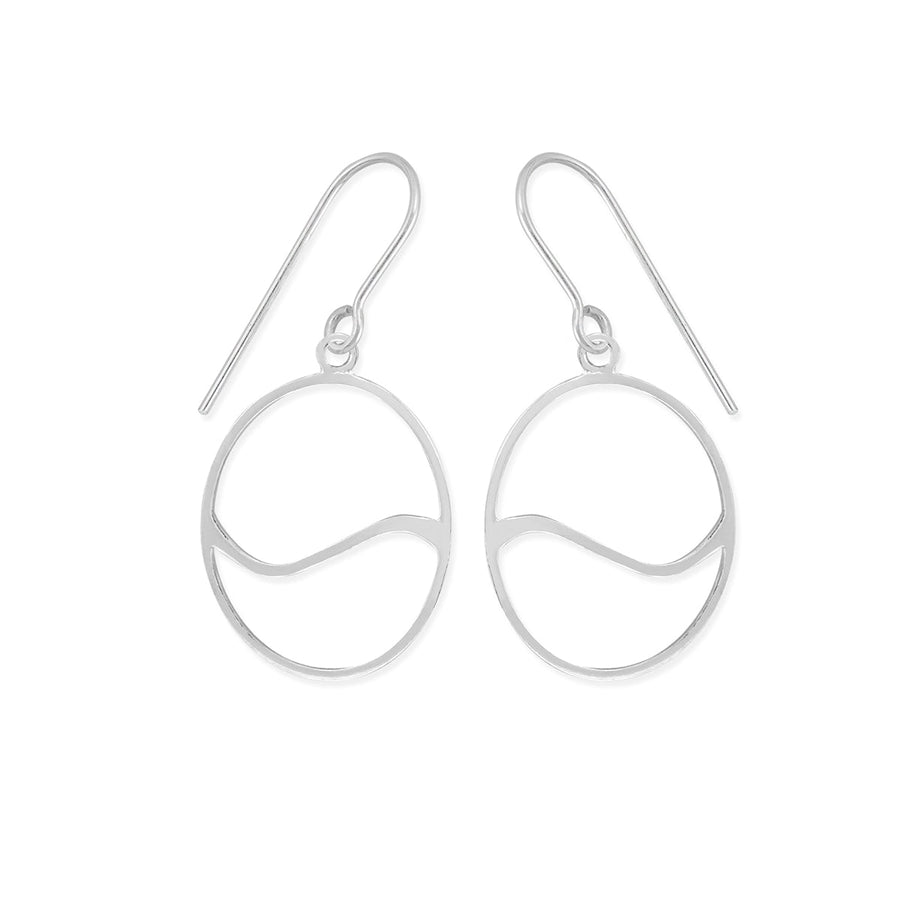 Boma Jewelry Earrings Wave Open Circle Earrings