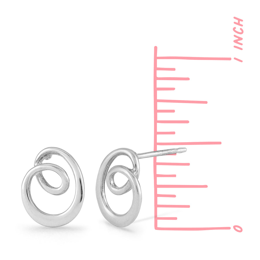 Curl Spiral Studs (ES 2646)