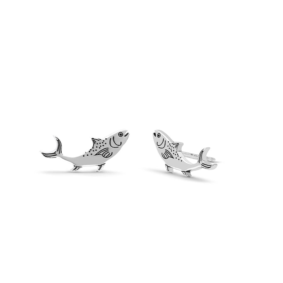 Boma Jewelry Earrings Salmon Studs