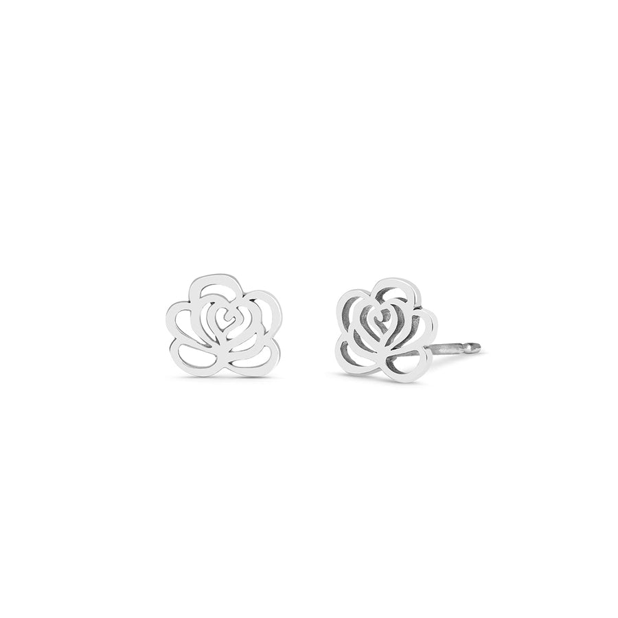 Boma Jewelry Earrings Stencil Flower Studs