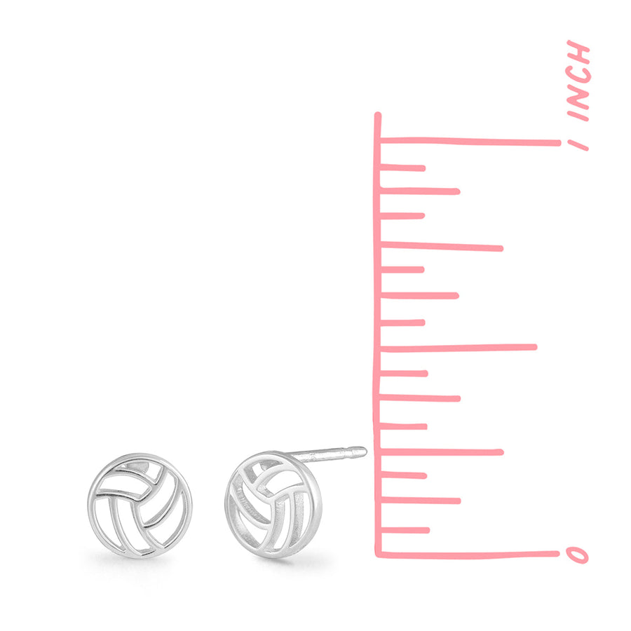 Boma Jewelry Earrings Valleyball Studs