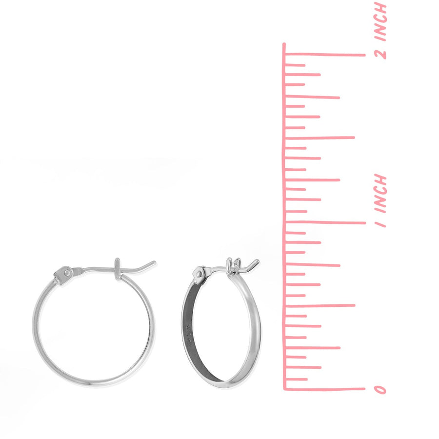 Hoop earring 3/4 diameter (LA 1581)