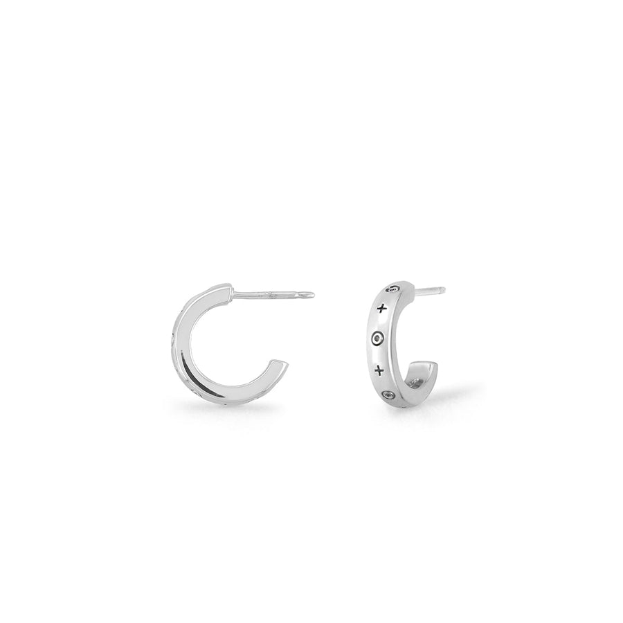 Boma Jewelry Earrings Simple C-Shape Hoops