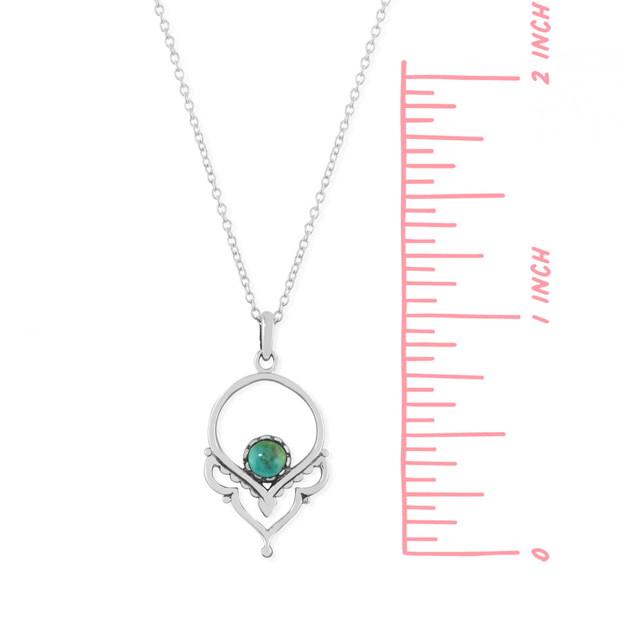 Floral Gemstone Necklace (N 4446)
