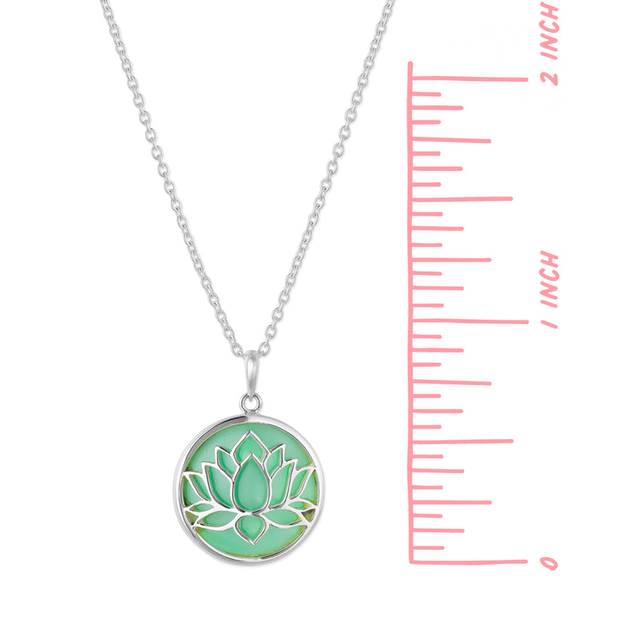 Lotus Necklace (N 4460GRMOP)