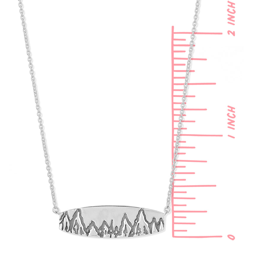 Mountains Outline Necklace (N 4461)