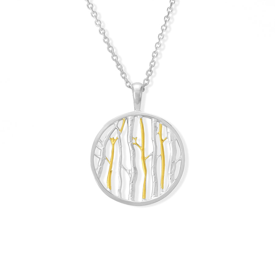 Tree Trunks Necklace (N 4462)