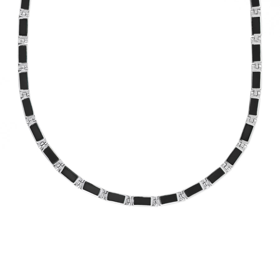 Square Link Necklace (N 555)