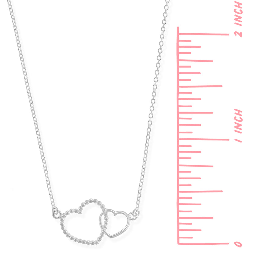 Interlocking Hearts Necklace (NA 1928)