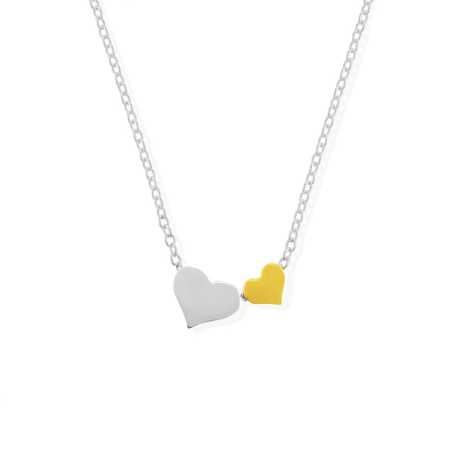 Double Hearts Necklace (NA 2044)