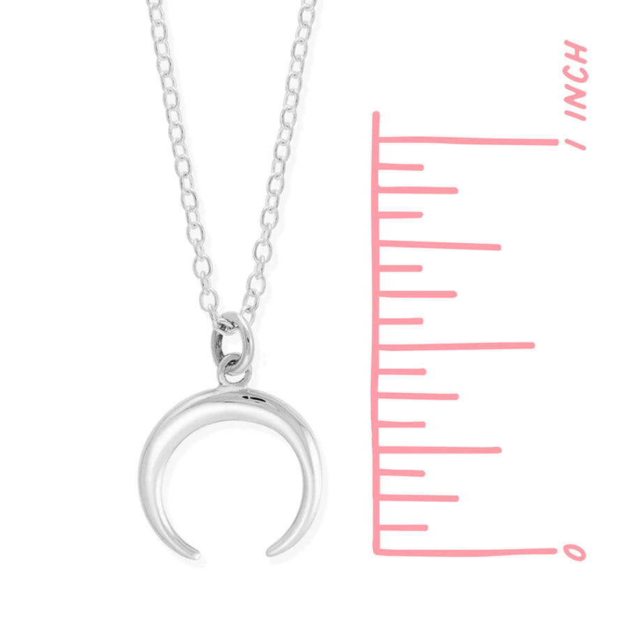 Crescent Moon Necklace (NA 2396)
