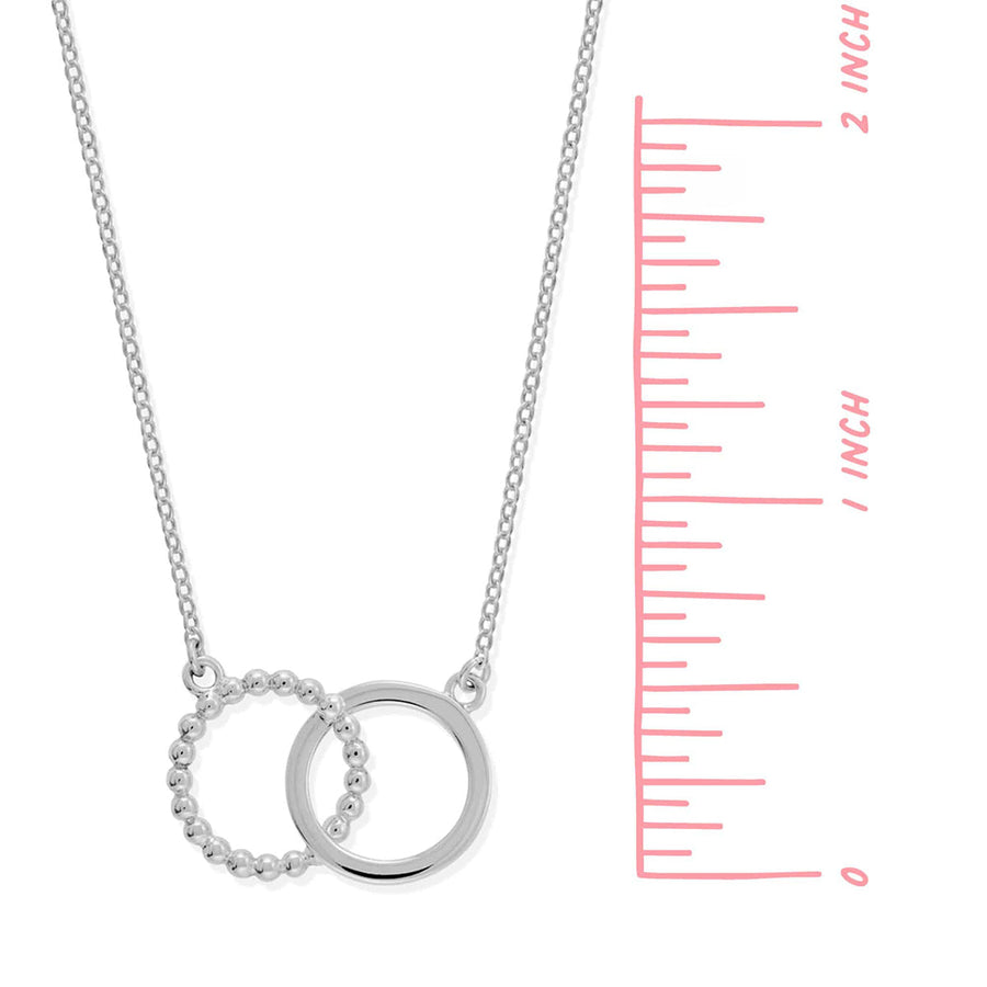Deluxe Dot Circle Pendant Necklace (NA 9038)