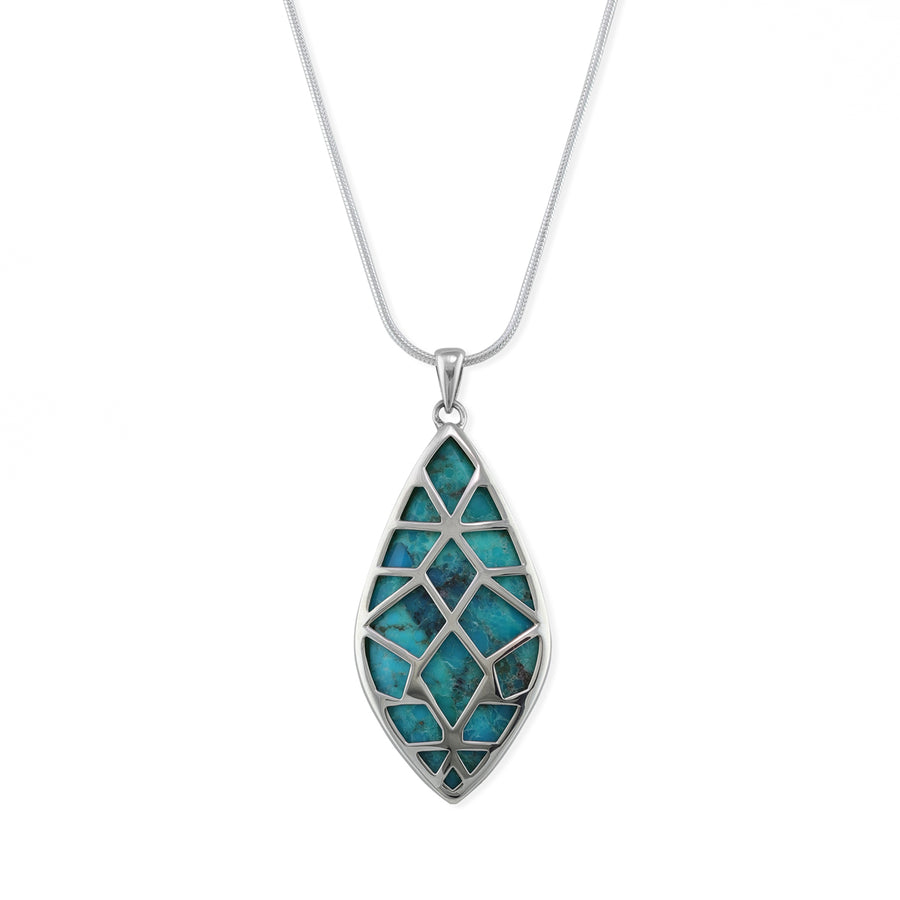 Marquise Turquoise Necklace (NBB 4012T TQ)